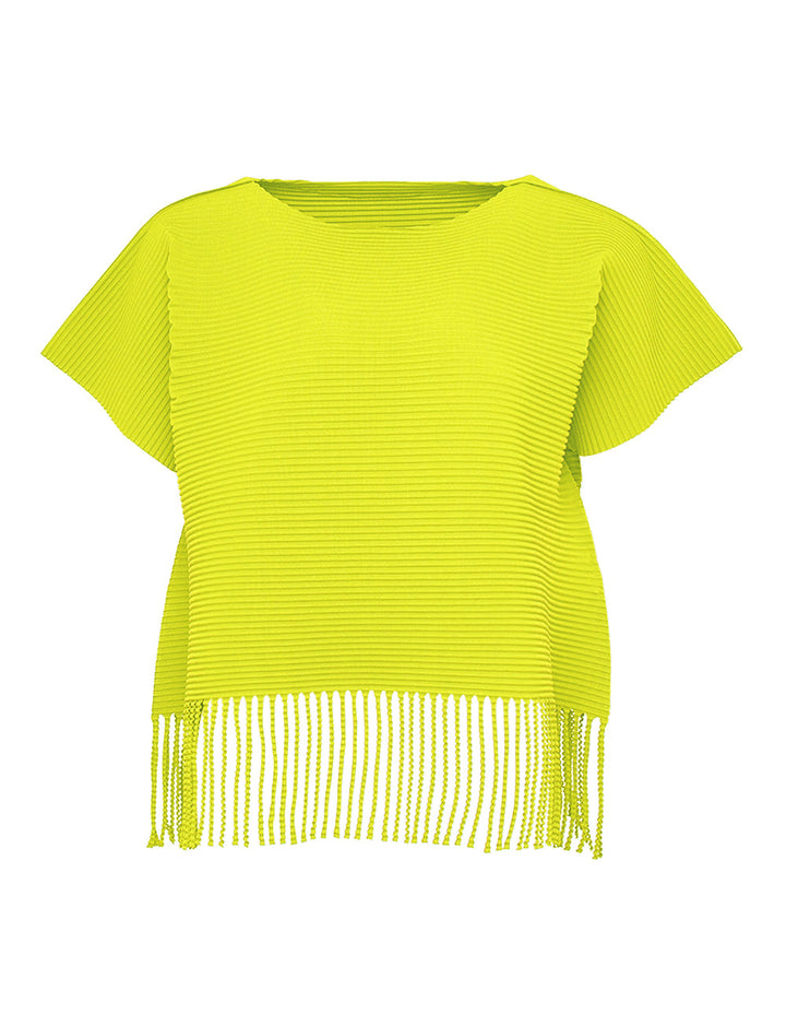 Fringe Pleats Top