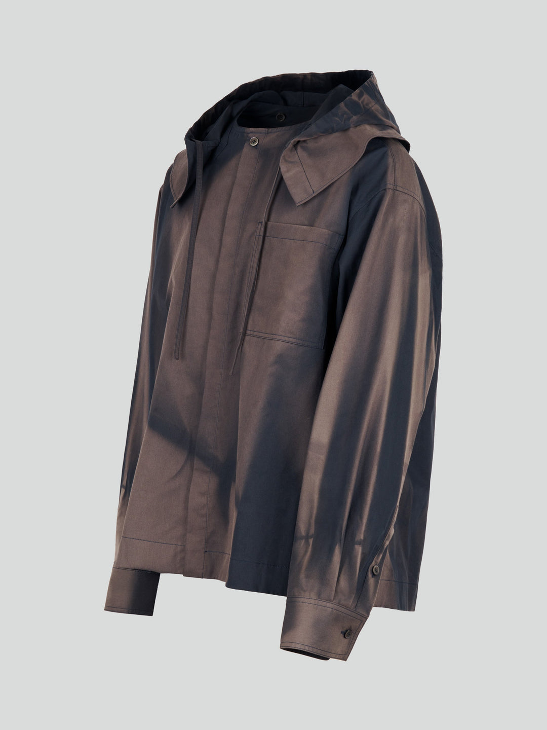 Sun Bleached Detachable Hood Blouson