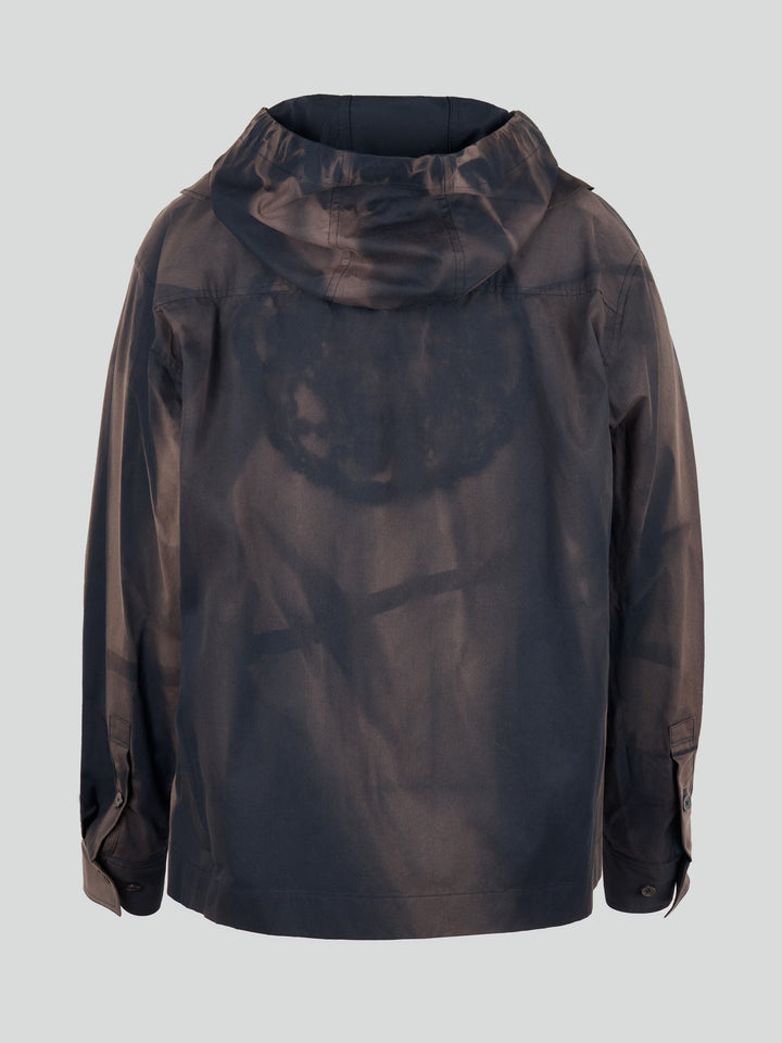 Sun Bleached Detachable Hood Blouson