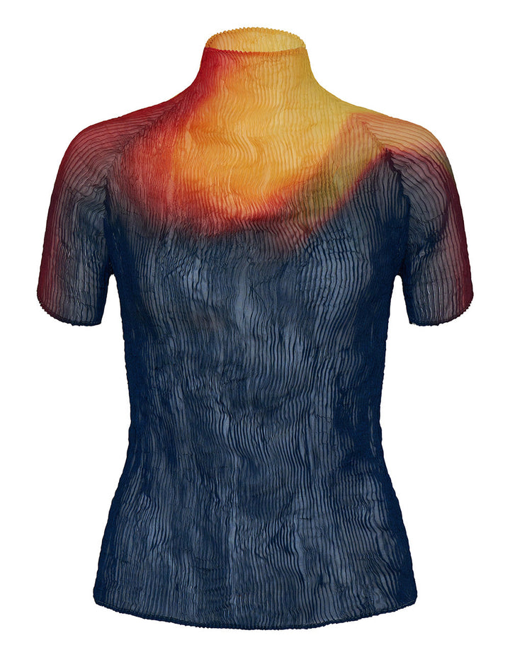 Light Leak Chiffon Twist Woven Top