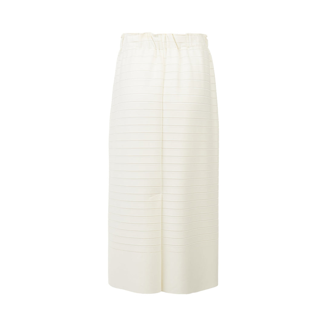 Wide Stripe Knit Skirt