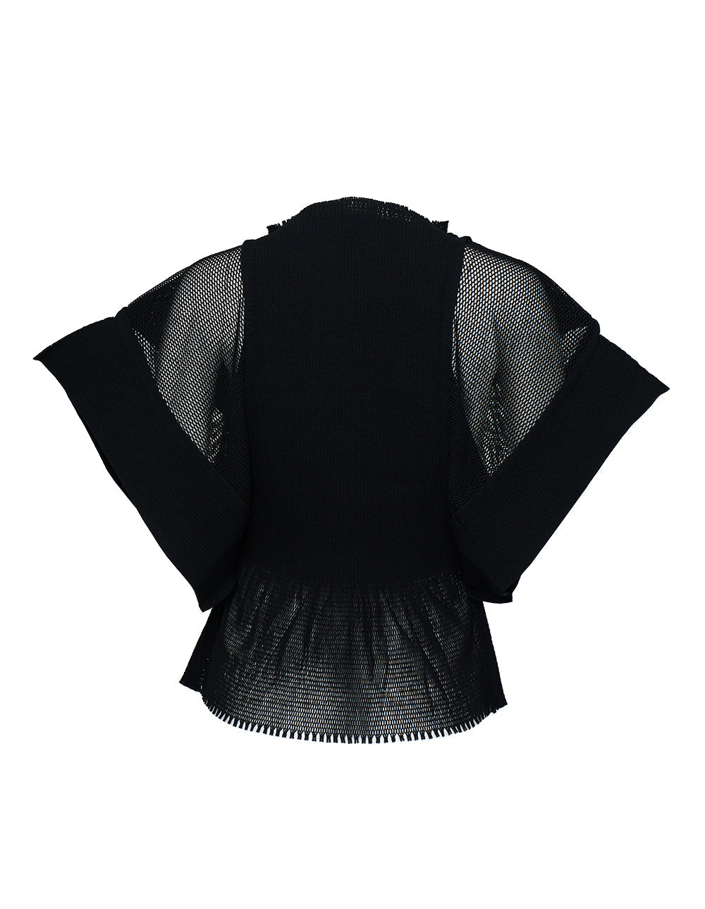 Panel Mesh Ap Knit Tops