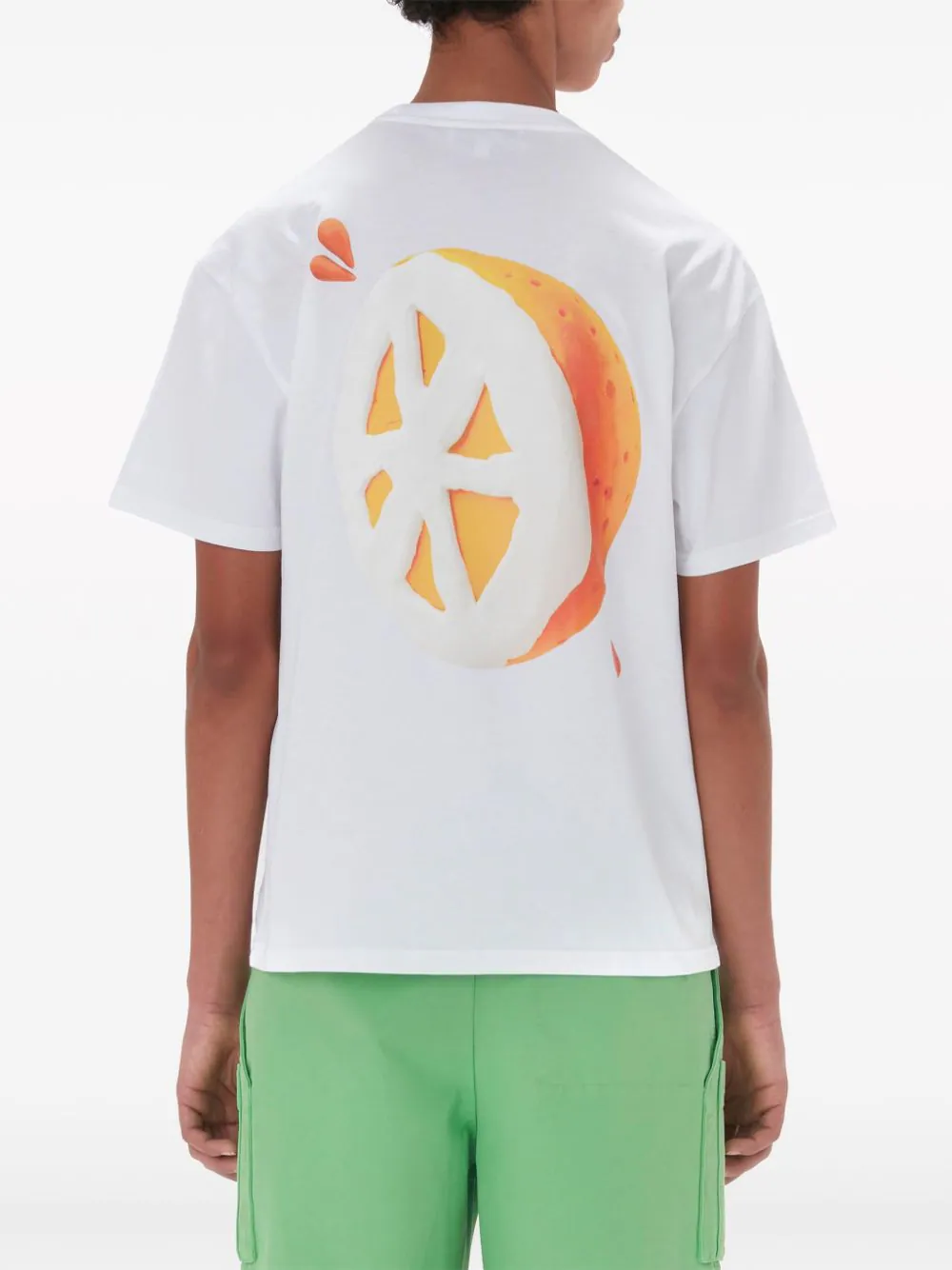 Orange Print T-Shirt
