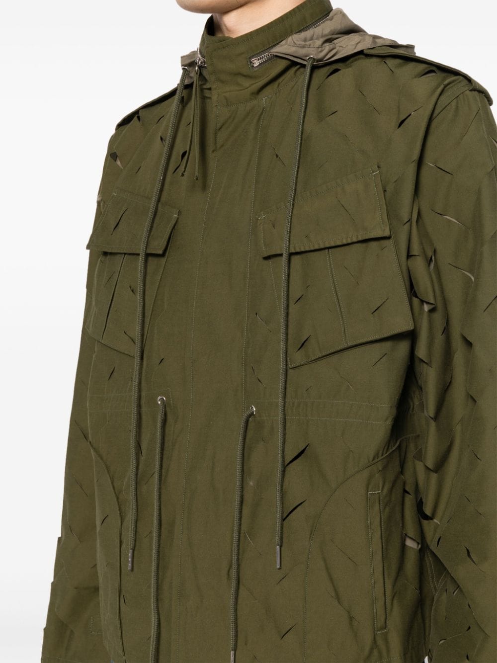 Laser Slashed M65 Field Jacket