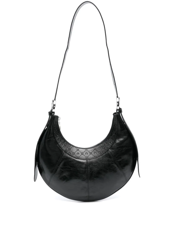 Embossed Leather Eclips Crossbody