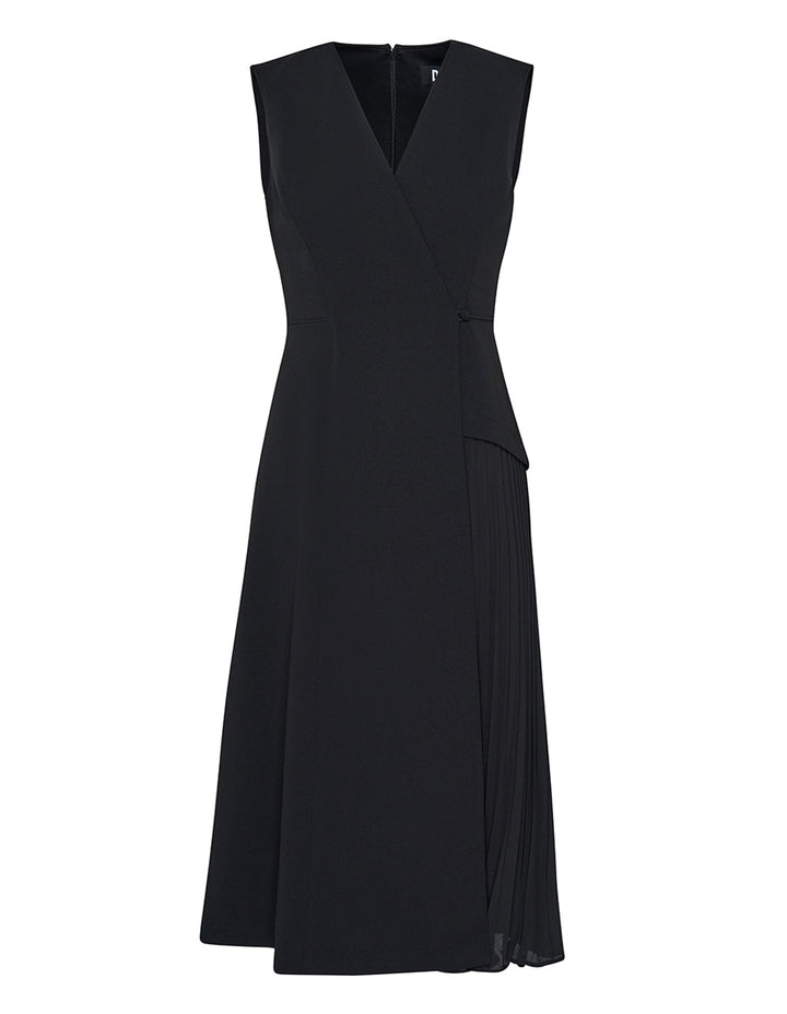 Solid Scuba Crepe Dress