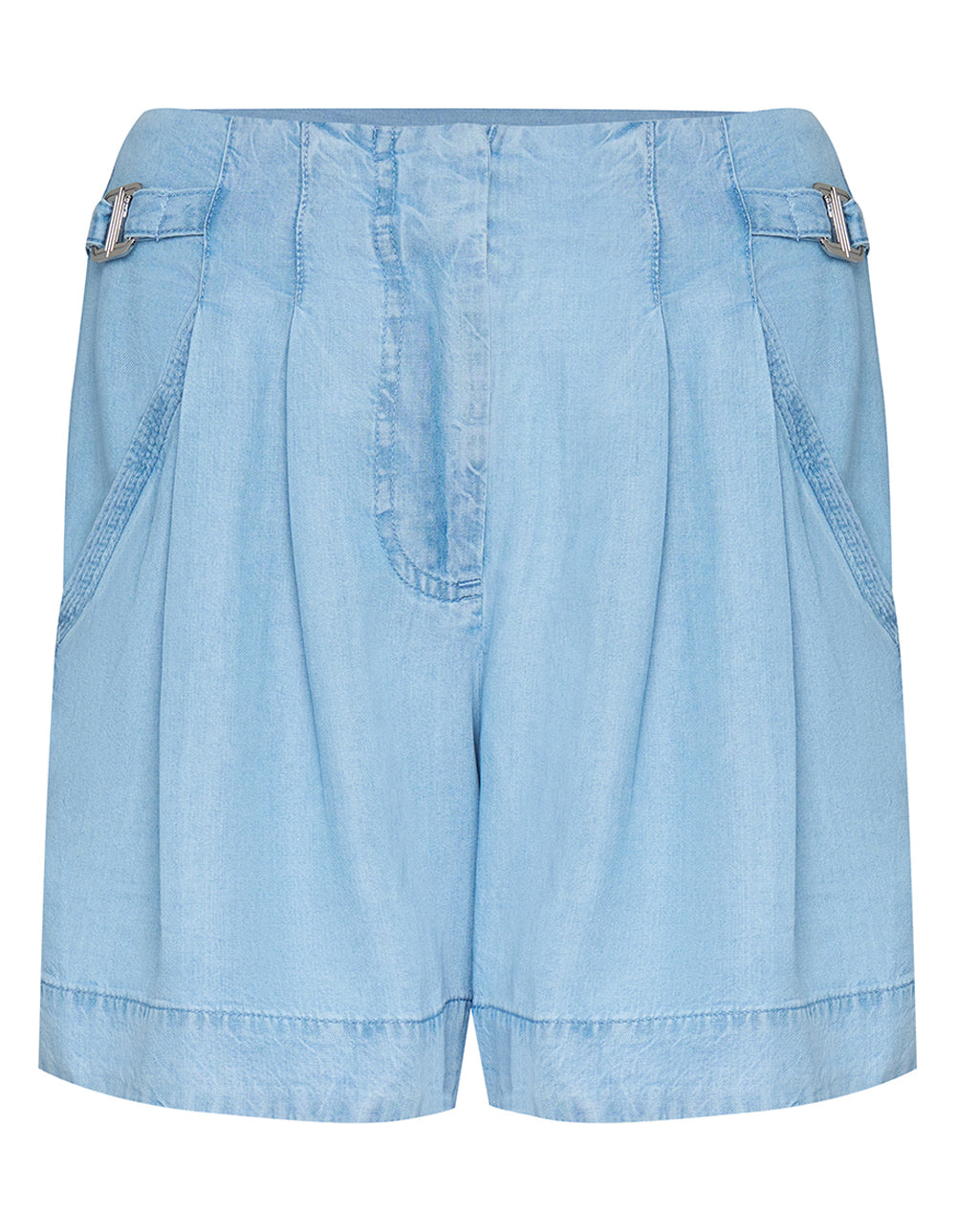 Tencel Pleated Shorts