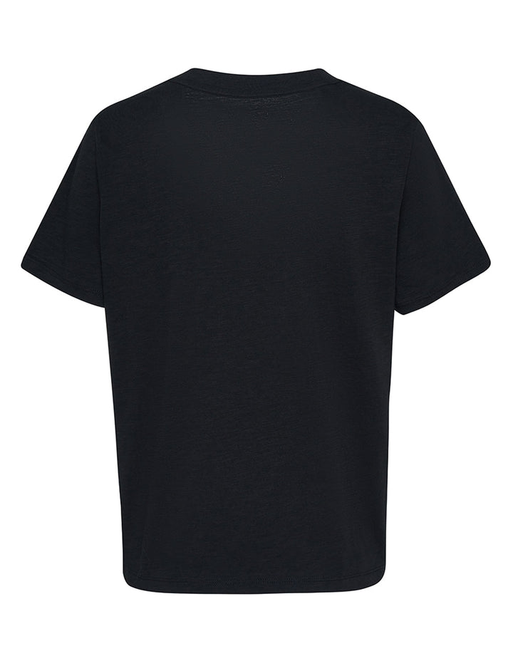 Slub Solid V-Neck Tee