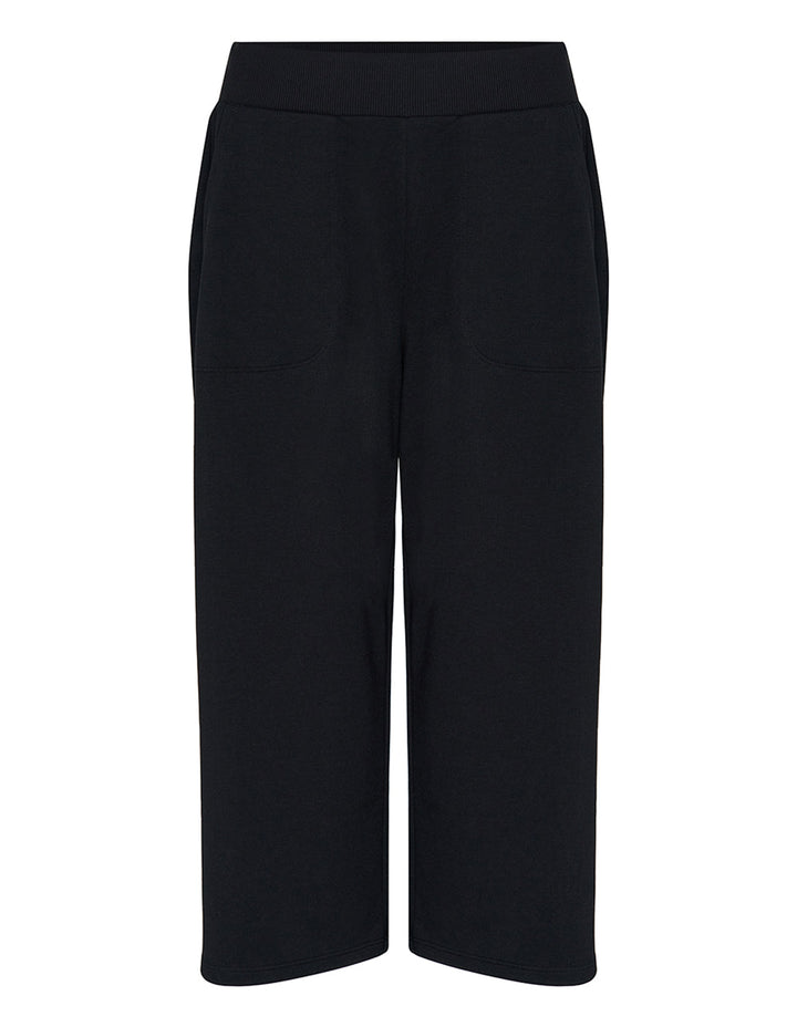 Yoga Terry Cropped Wide Leg Pants