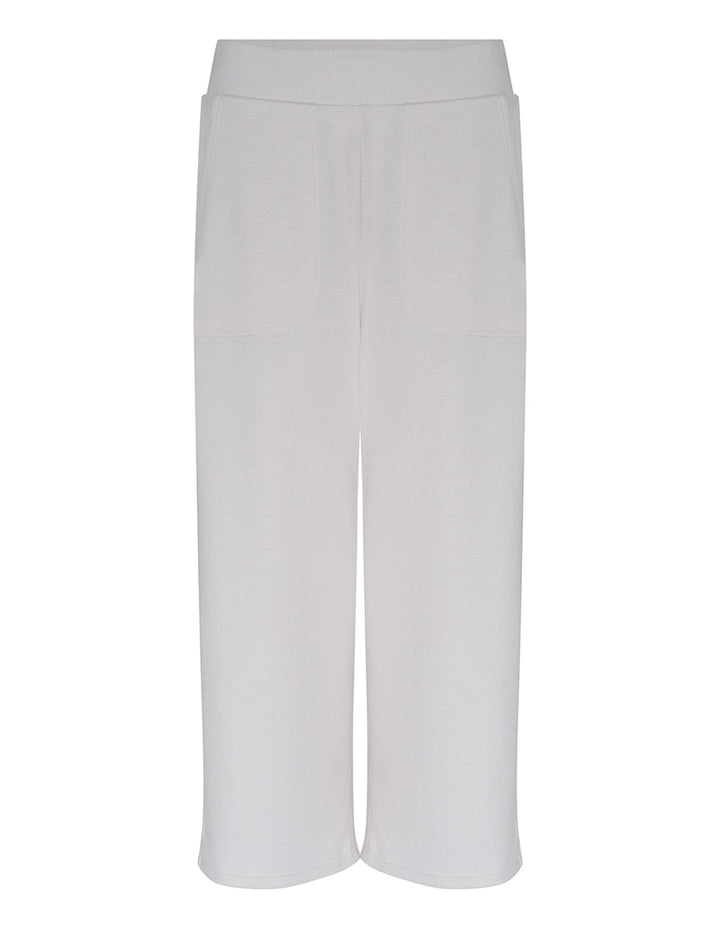 Yoga Terry Cropped Wide Leg Pants