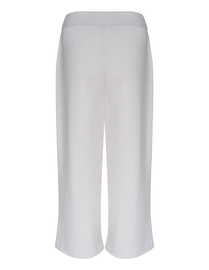 Yoga Terry Cropped Wide Leg Pants