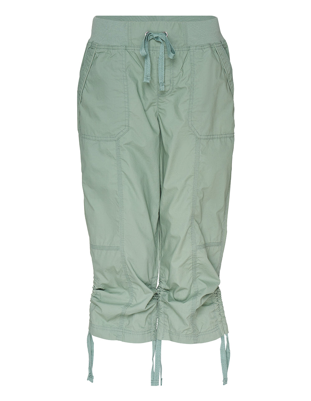 Peached Poplin Cargo Convertible Pants