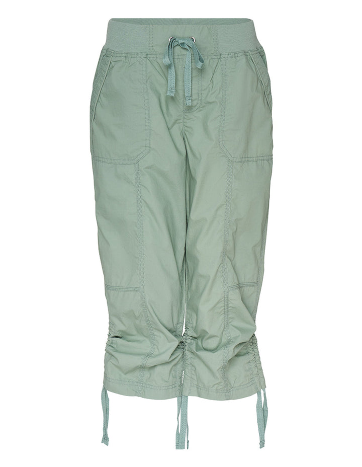 Peached Poplin Cargo Convertible Pants