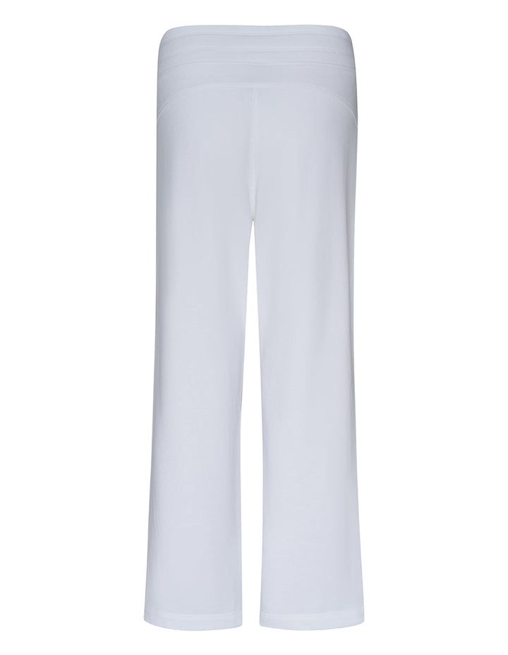 Logo Wide Leg Cropped Pants