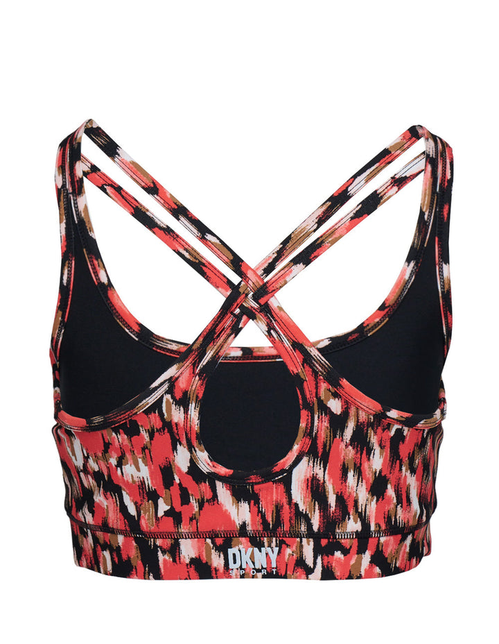 Fitness Printed Strapped Bra