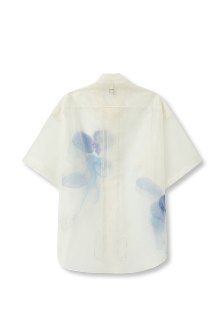 Mens Shirt With Blue Jellyfish