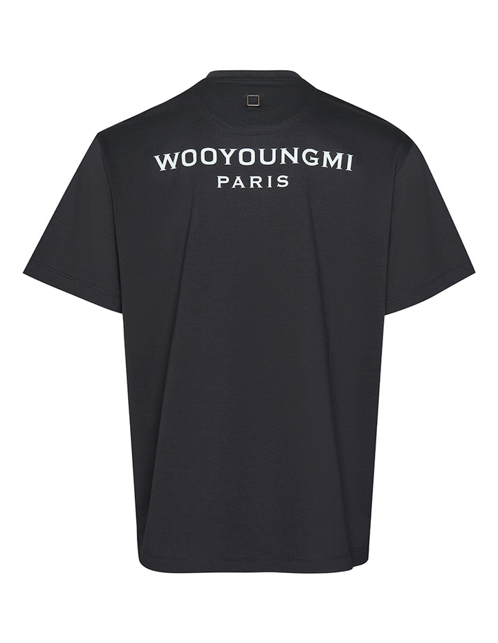 T-Shirt With Black Wooyoungmi On Back