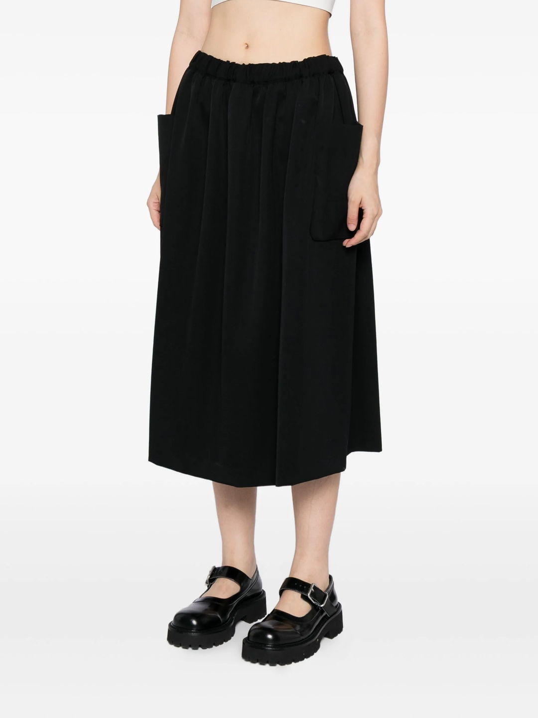 Wool Elastic Skirt