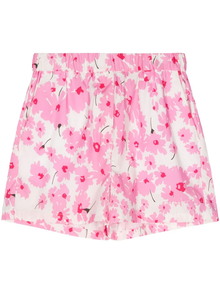 Daisy Print Shorts