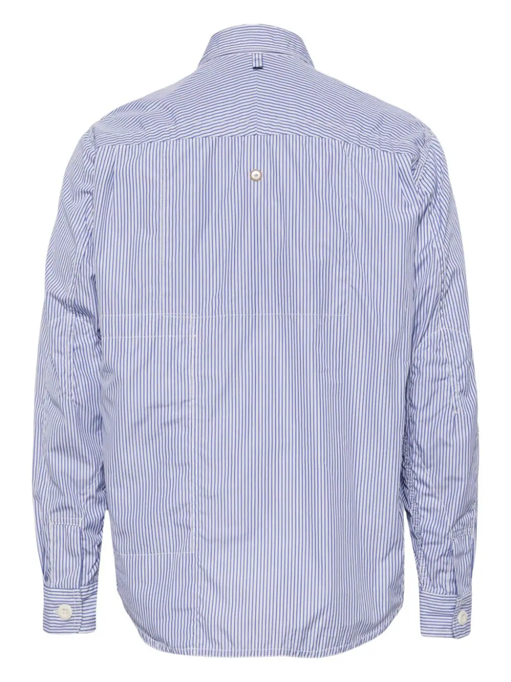 Cotton Stripe Check Shirt