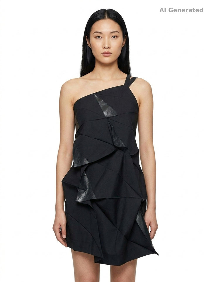 Origami Woven Dress | 132 5. Issey Miyake | Club21 - front