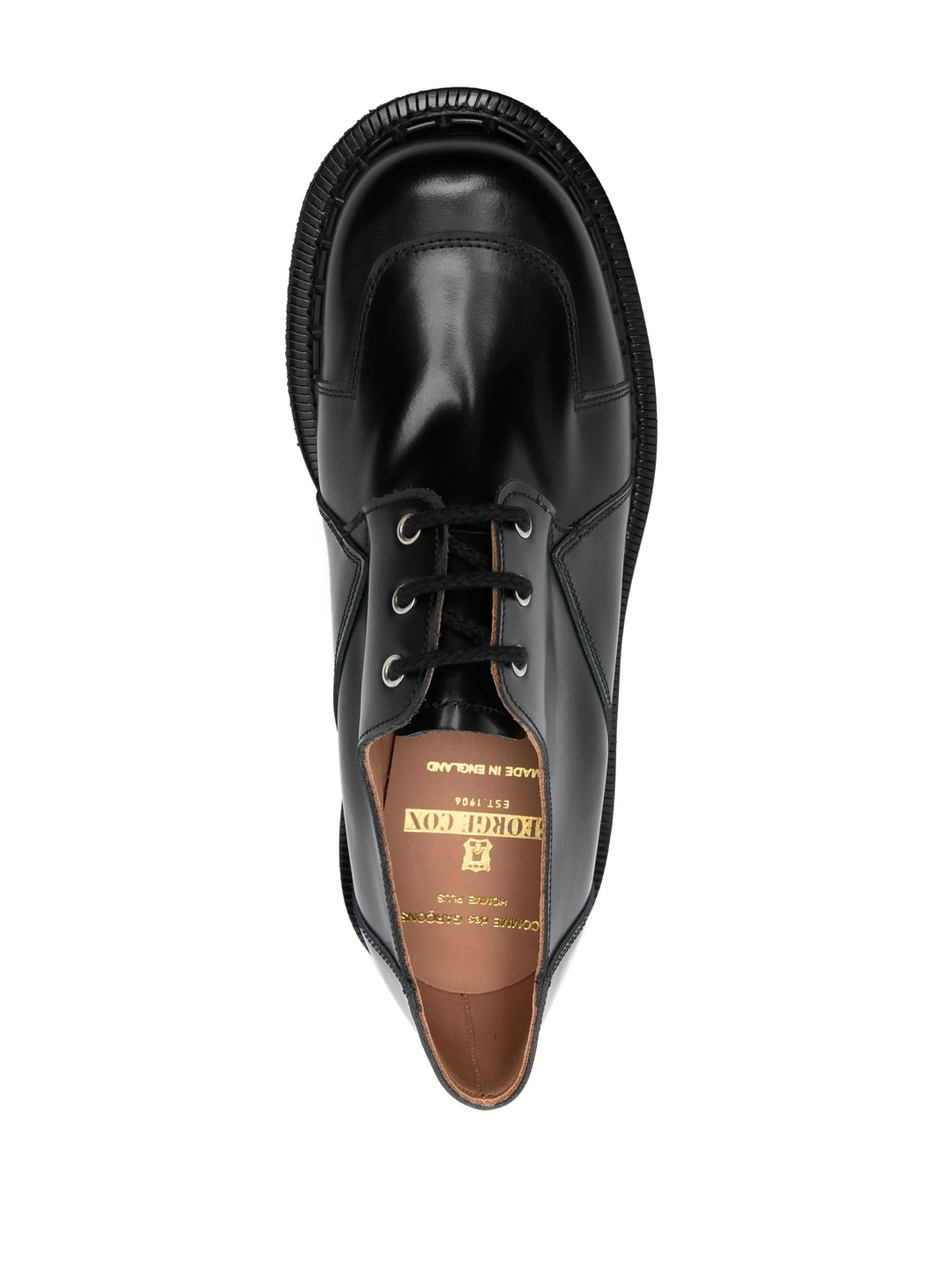 CDG Homme Plus x George Cox Overlaid Gibson Derby Shoes – Club21.com CDG Homme Plus x George Cox Overlaid Gibson Derby Shoes – Club21.com