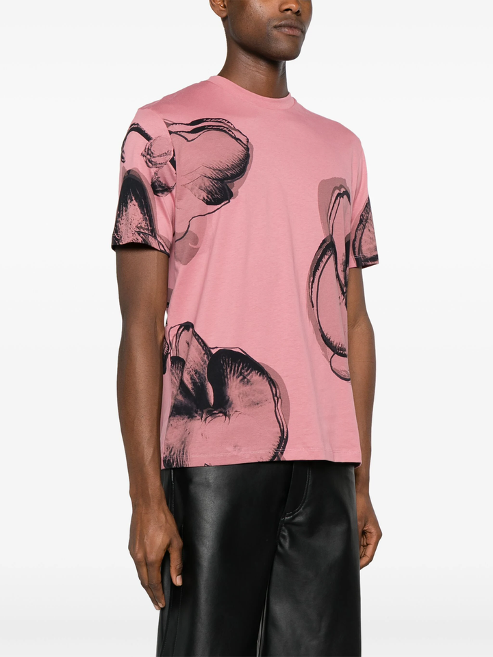 Mens Orchid Print T-Shirt