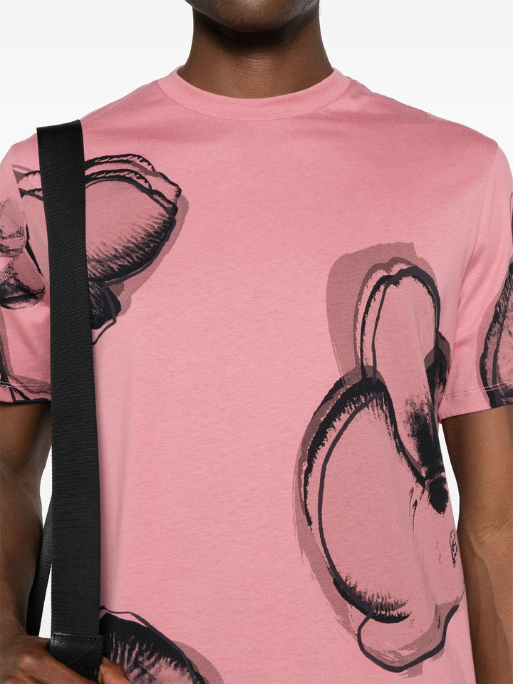 Mens Orchid Print T-Shirt