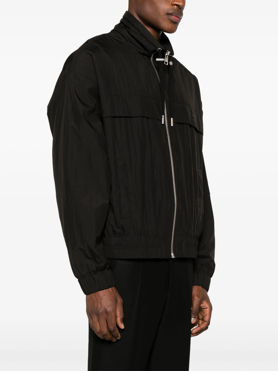 Zipped Windbreaker