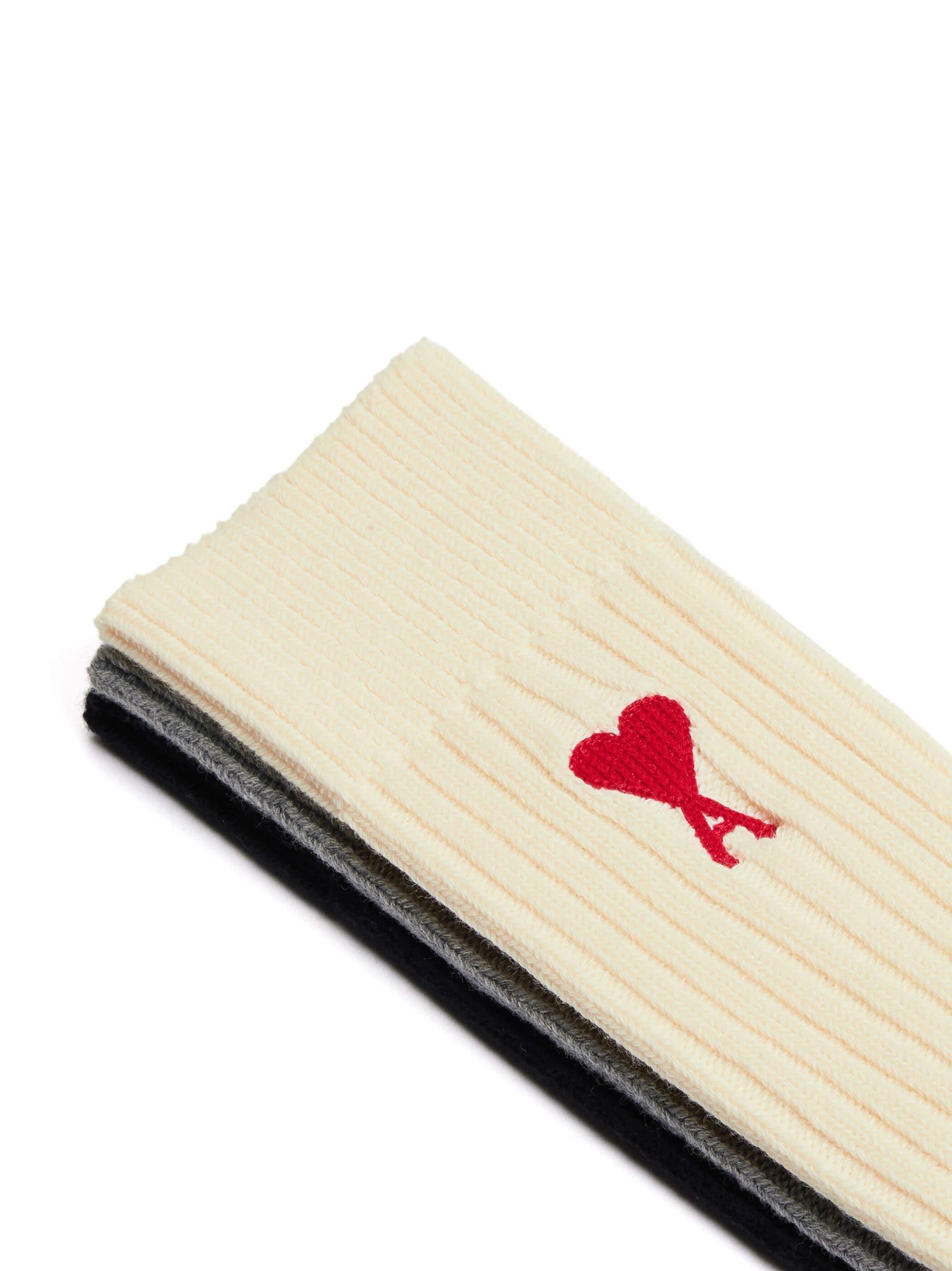 Three Pack Ami De Coeur Socks – Club21.com