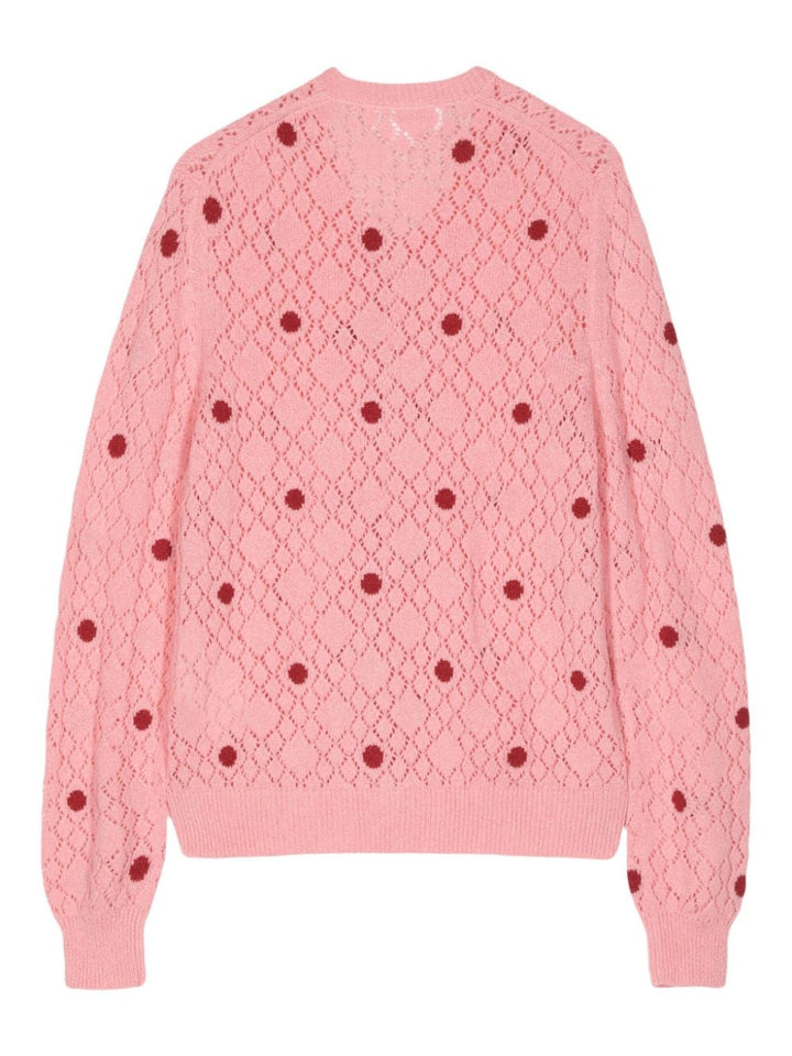 Dot Pattern Cardigan