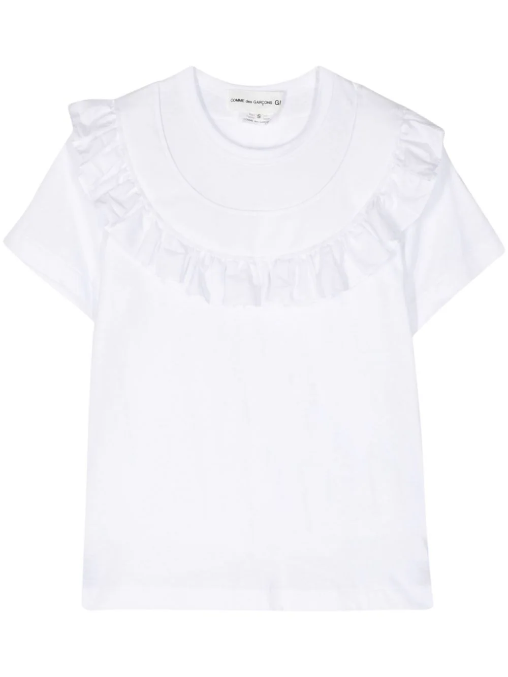 Ruffle-Detail Tee