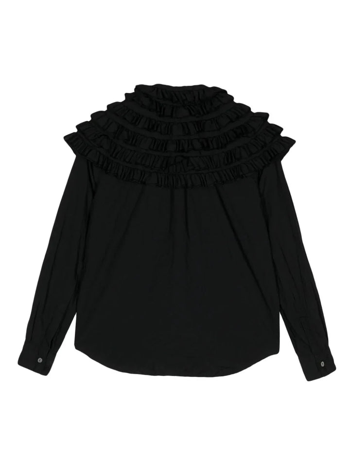 Ruffle Collar Blouse