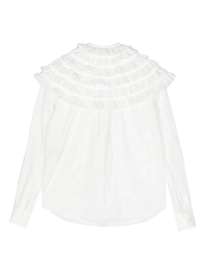 Ruffle Collar Blouse