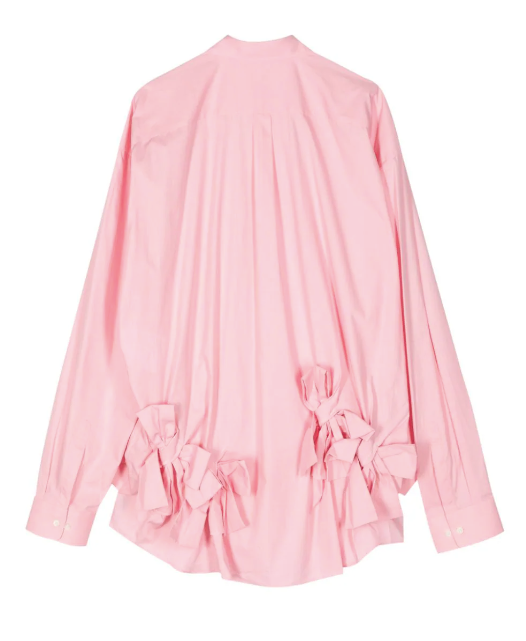 Ruffle-Detail Midi Blouse