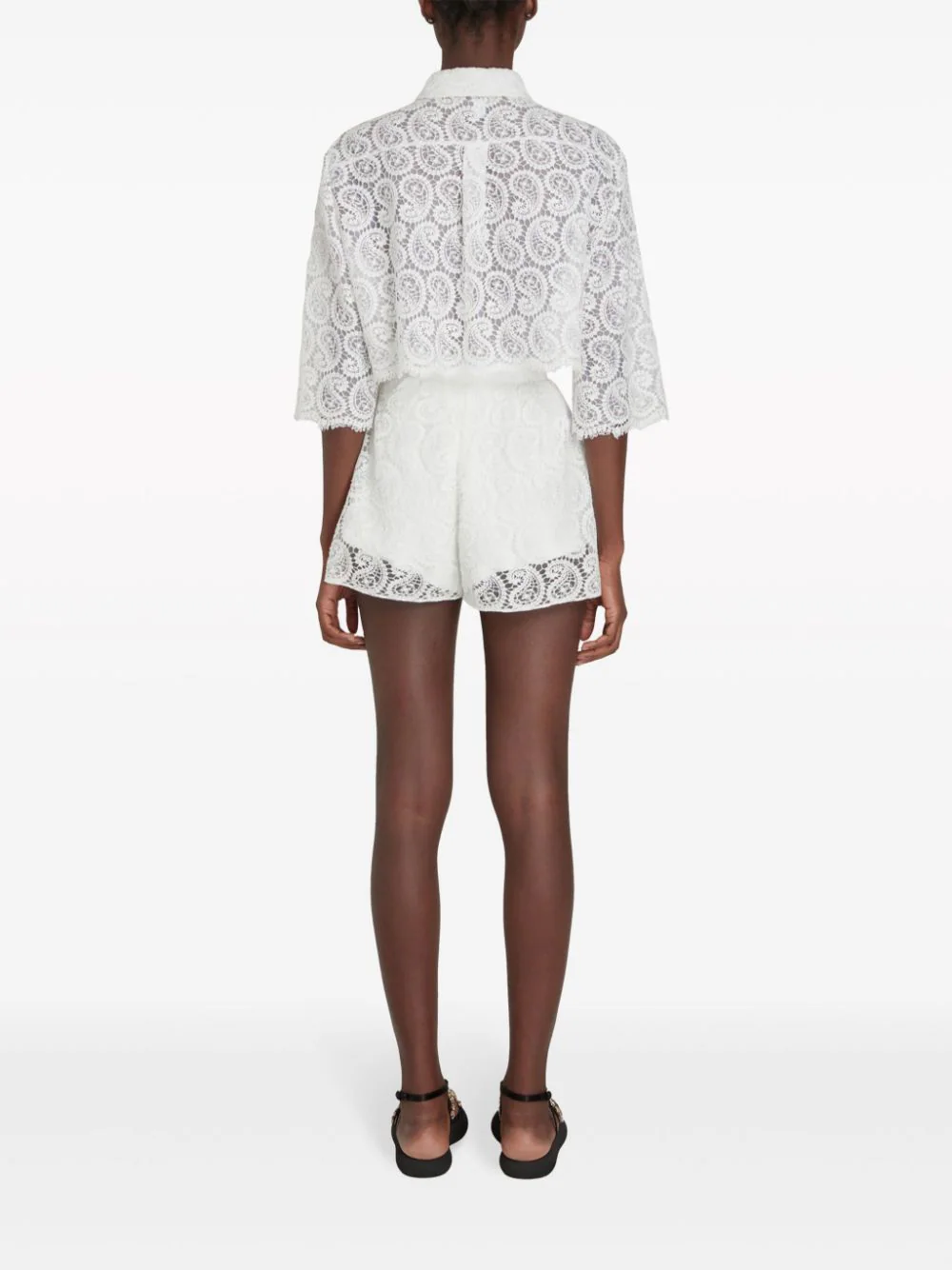 Lace Paisly Shorts