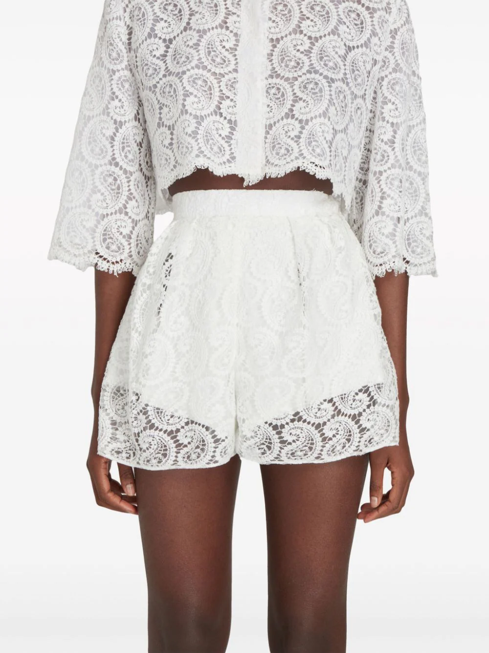 Lace Paisly Shorts
