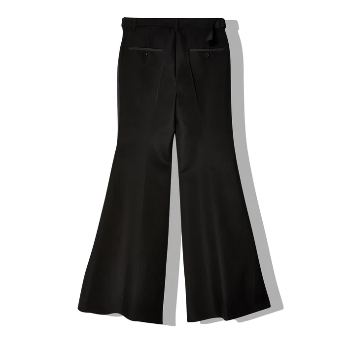 Double Faced Silk Cotton Pants