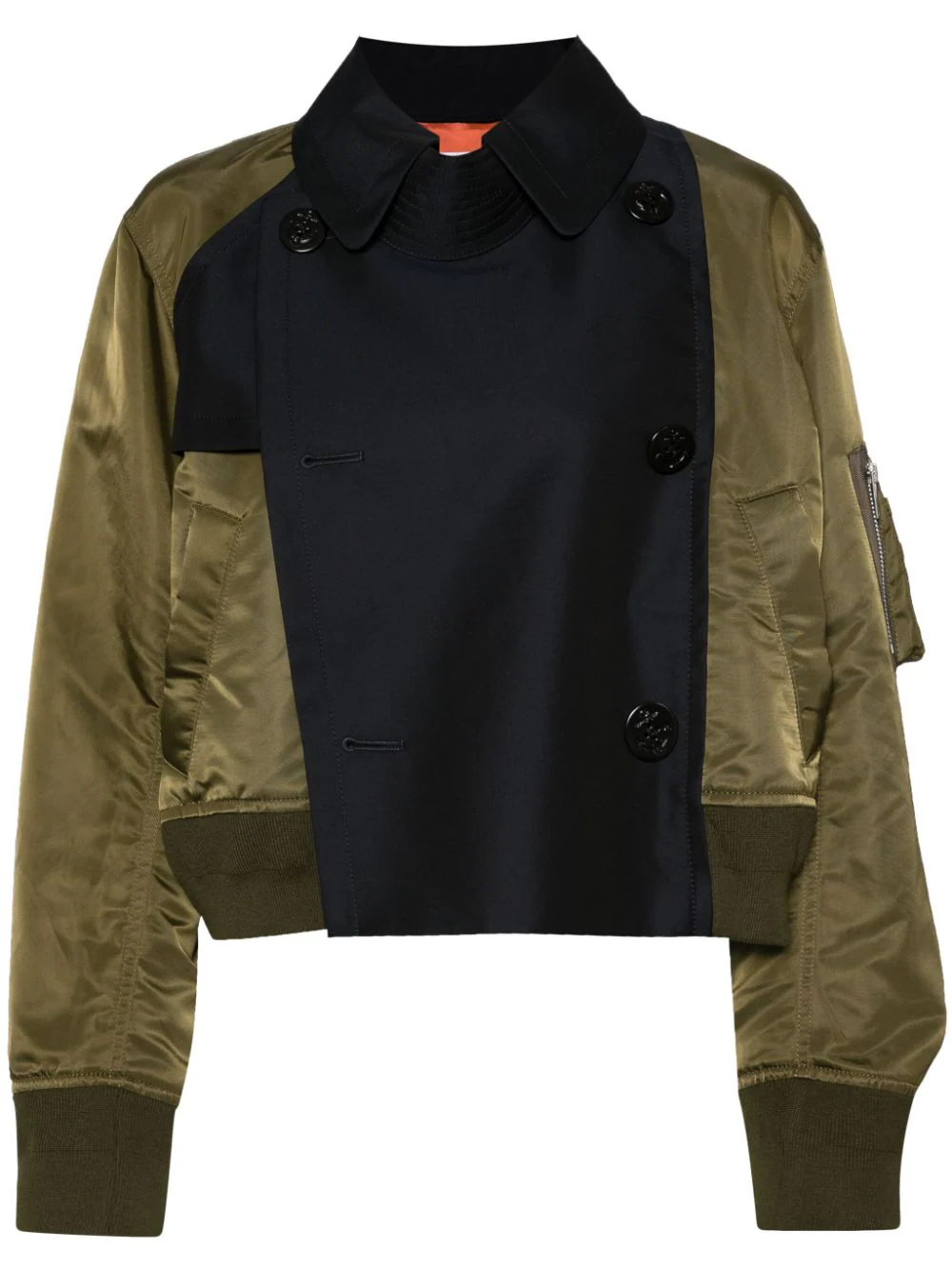 Cotton Gabardine Mix Blouson