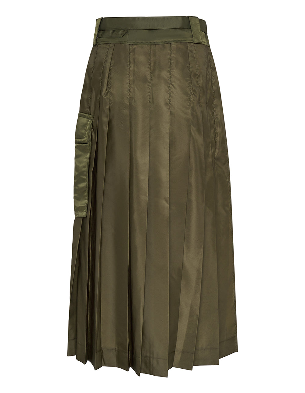 Nylon Twill Skirt