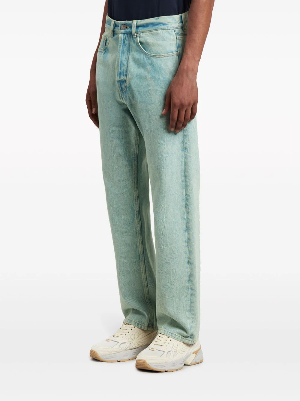 Overdye Logo Denim Pants