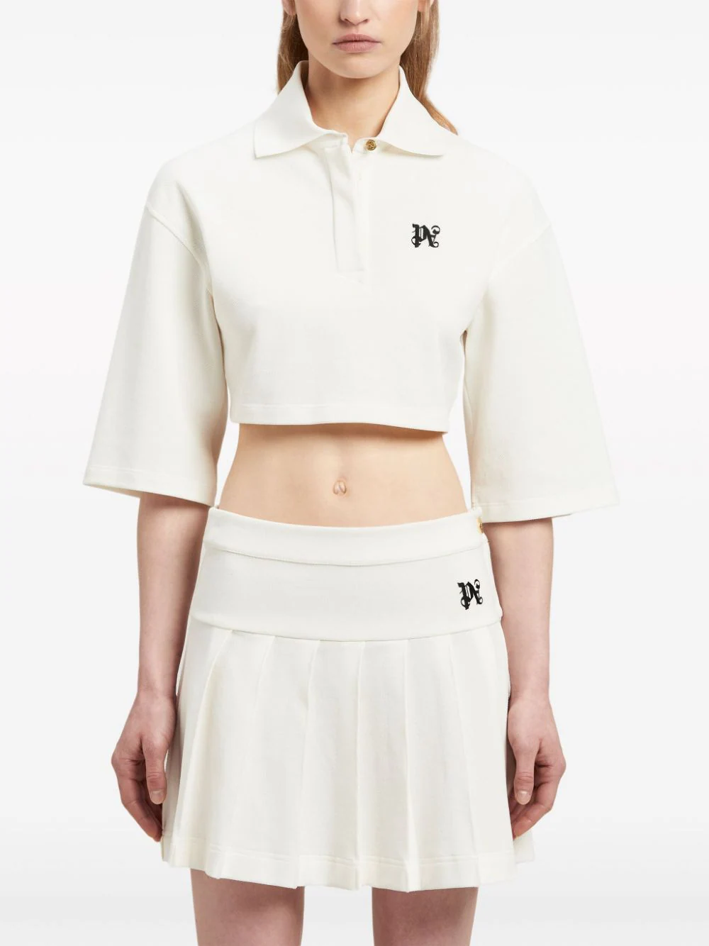 Monogram Cropped Polo