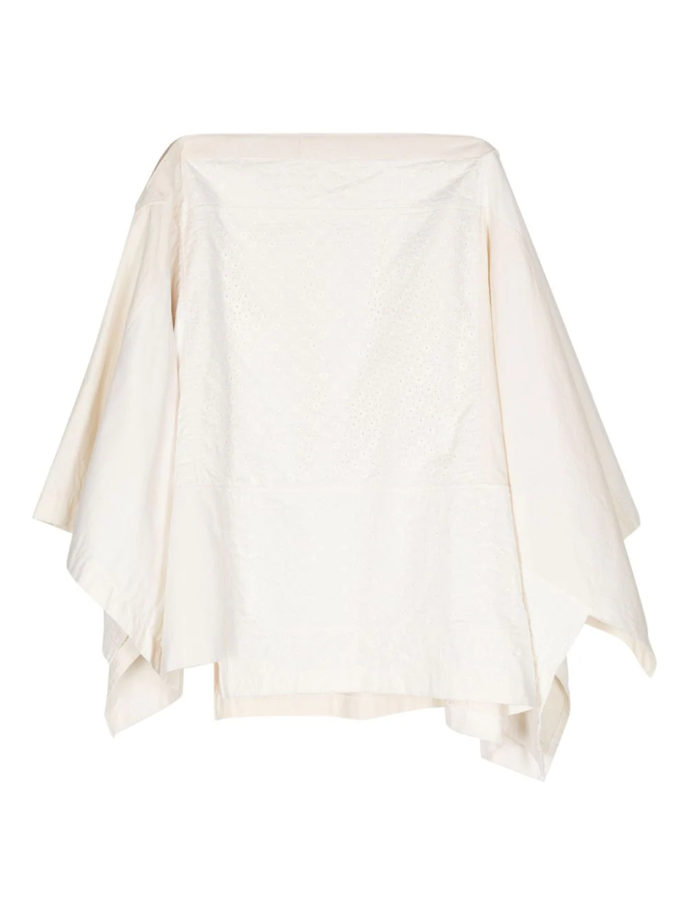 Cotton Cloth Mix Indigo Skirt