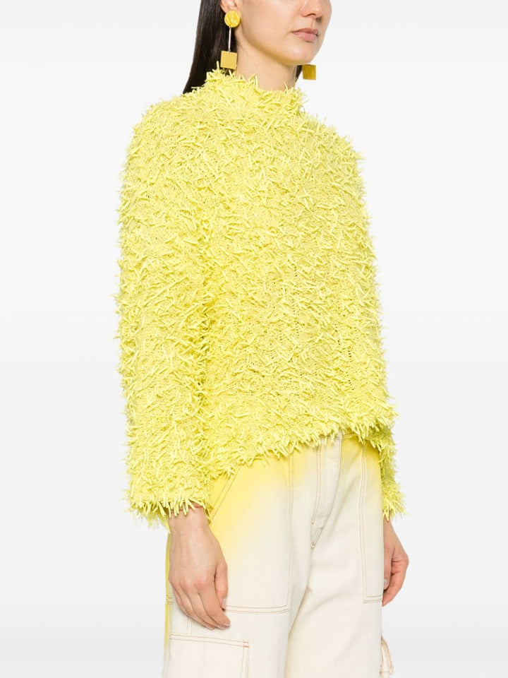 Yellow Fluffy Sweater