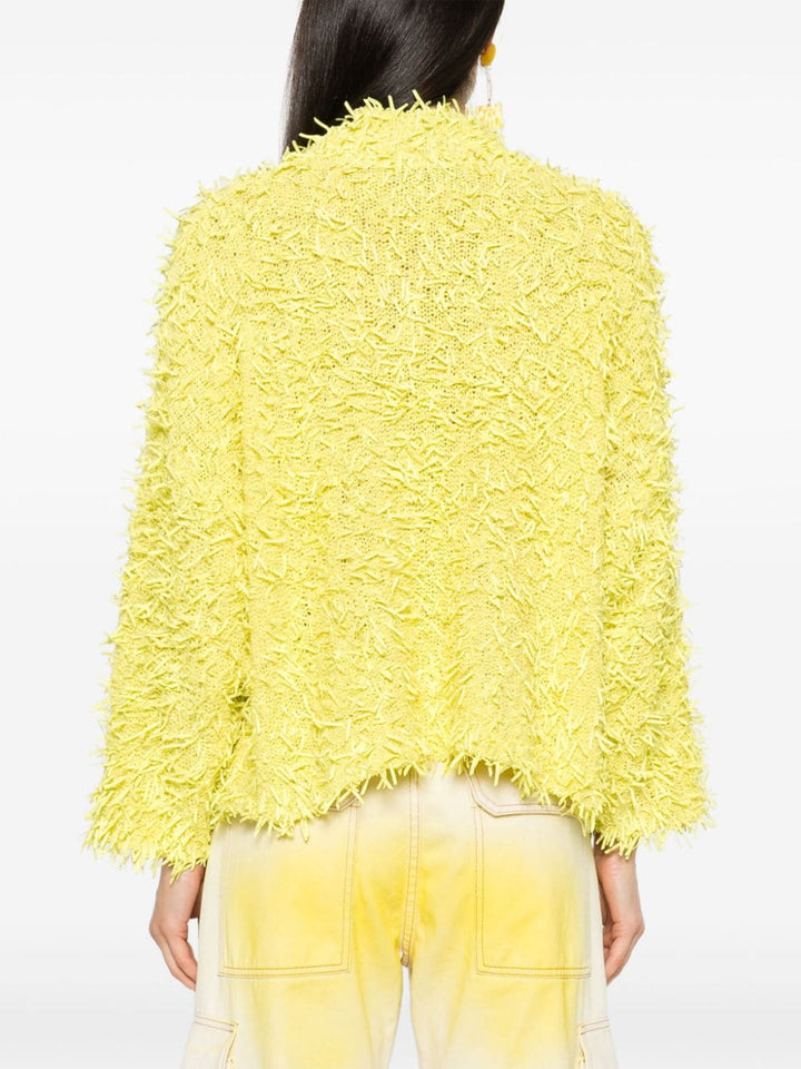 Yellow Fluffy Sweater