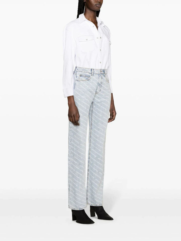 Middle Rise Relaxed Pebble Jeans