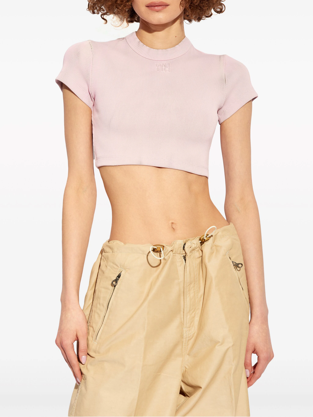 Cropped Short Sleeve Top