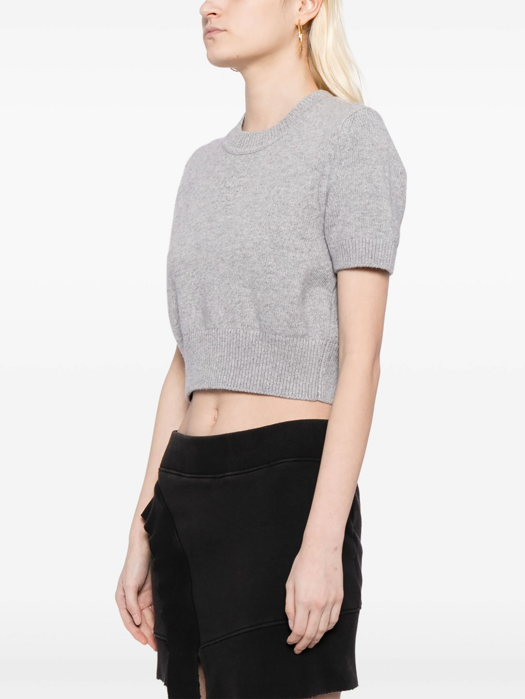 Short Sleeve Cropped Pullover