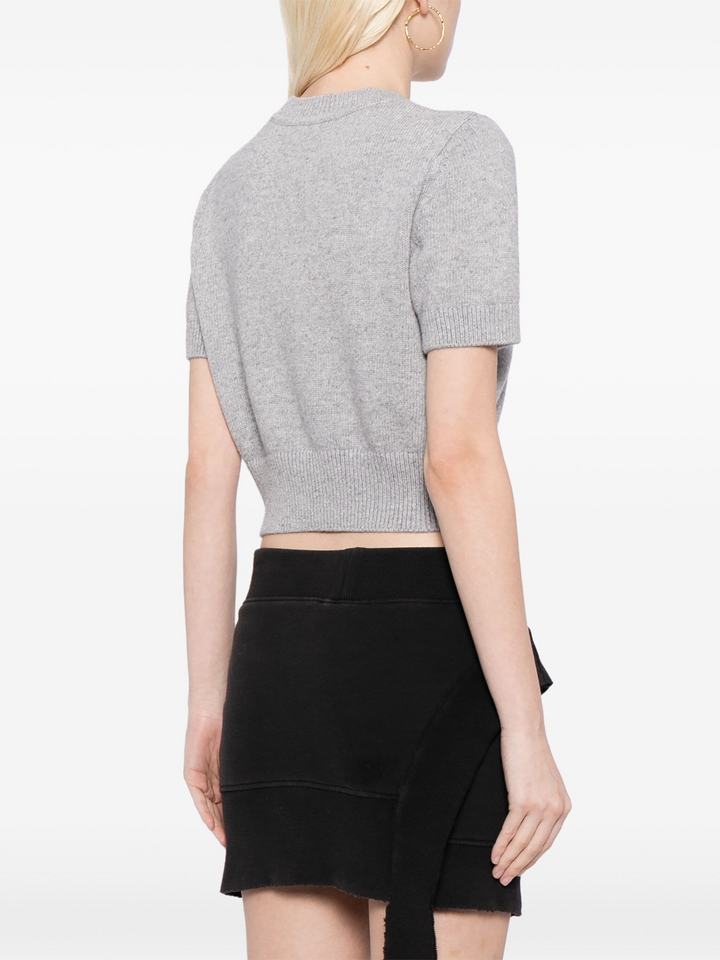 Short Sleeve Cropped Pullover