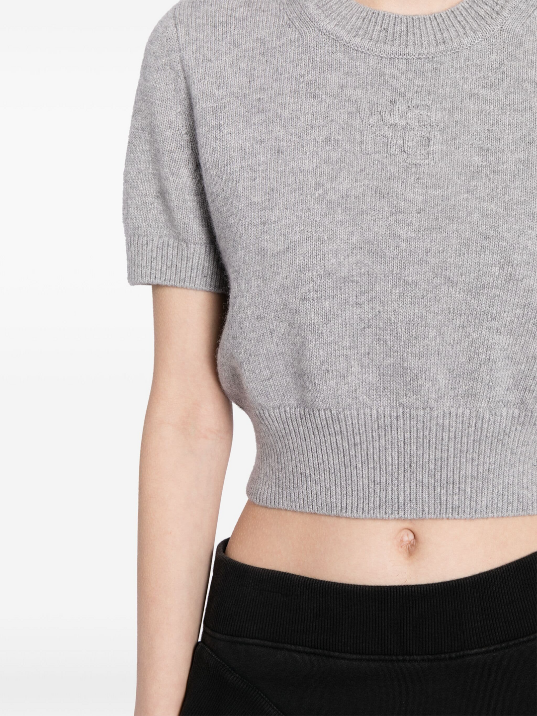 Short Sleeve Cropped Pullover